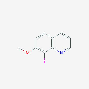 molecular formula C10H8INO B15063619 8-Iodo-7-methoxyquinoline 