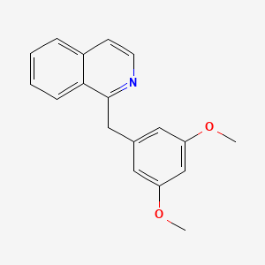 molecular formula C18H17NO2 B15063690 1-(3,5-Dimethoxybenzyl)isoquinoline CAS No. 98237-14-0