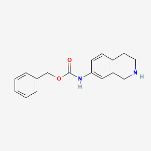 molecular formula C17H18N2O2 B15063730 Benzyl (1,2,3,4-tetrahydroisoquinolin-7-yl)carbamate 