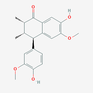 molecular formula C20H22O5 B150638 五 Lignan A1 CAS No. 117047-76-4