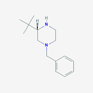 molecular formula C15H24N2 B1506380 (S)-1-benzyl-3-tert-butylpiperazine 