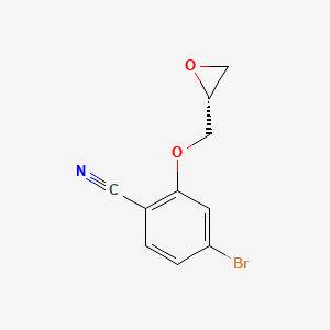 (R)-4-Bromo-2-(oxiran-2-ylmethoxy)benzonitrile