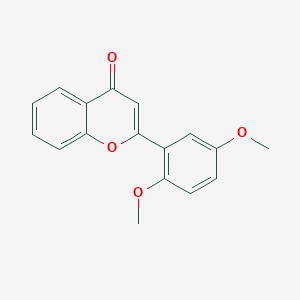 molecular formula C17H14O4 B15063943 2',5'-Dimethoxyflavone CAS No. 74670-10-3