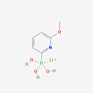 Lithium (6-methoxypyridin-2-YL)trihydroxyborate