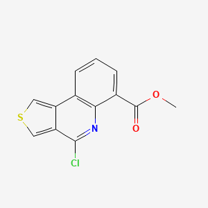 molecular formula C13H8ClNO2S B15064101 Methyl 4-chlorothieno[3,4-C]quinoline-6-carboxylate 