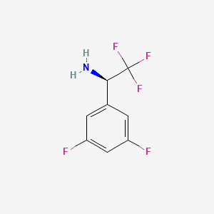(1R)-1-(3,5-Difluorophenyl)-2,2,2-trifluoroethylamine