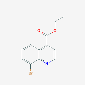 molecular formula C12H10BrNO2 B1506429 Ethyl 8-bromoquinoline-4-carboxylate CAS No. 220844-75-7