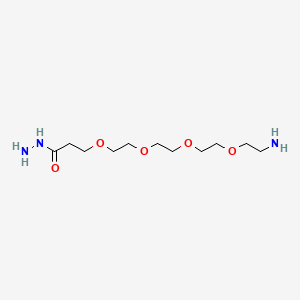 molecular formula C11H25N3O5 B15064408 H2N-PEG4-Hydrazide 
