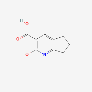 2-Methoxy-6,7-dihydro-5H-cyclopenta[b]pyridine-3-carboxylic acid