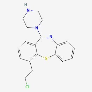 4-(2-Chloroethyl)-11-(piperazin-1-yl)dibenzo[b,f][1,4]thiazepine