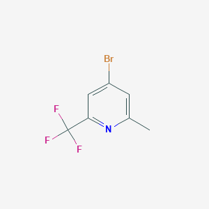 B1506459 4-Bromo-2-methyl-6-(trifluoromethyl)pyridine CAS No. 615580-45-5