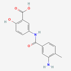 3-Amino-4-methyl-3'-carboxy-4'-hydroxybenzanilide