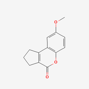 molecular formula C13H12O3 B1506471 8-methoxy-2,3-dihydrocyclopenta[c]chromen-4(1H)-one CAS No. 533884-90-1
