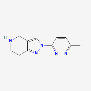 2-(6-Methylpyridazin-3-yl)-4,5,6,7-tetrahydro-2H-pyrazolo[4,3-c]pyridine