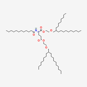 Bis(2-((2-octyldodecyl)oxy)ethyl) N-(1-oxododecyl)-L-glutamate