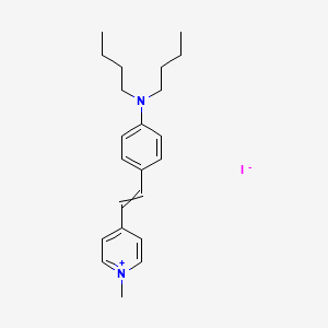 Pyridinium, 4-[2-[4-(dibutylamino)phenyl]ethenyl]-1-methyl-, iodide