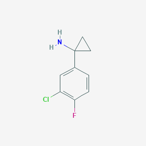 Cyclopropanamine, 1-(3-chloro-4-fluorophenyl)-