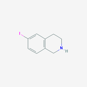 molecular formula C9H10IN B1506495 6-Iodo-1,2,3,4-tetrahydroisoquinoline 
