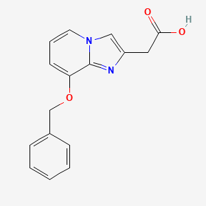 (8-Benzyloxy-imidazo[1,2-A]pyridin-2-YL)-acetic acid