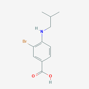 molecular formula C11H14BrNO2 B15065004 3-Bromo-4-(isobutylamino)benzoic acid CAS No. 1131594-10-9