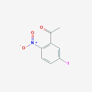 molecular formula C8H6INO3 B1506501 1-(5-Iodo-2-nitrophenyl)ethanone 