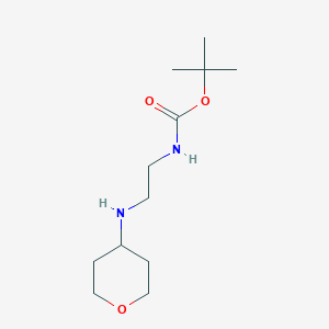 tert-butyl 2-(tetrahydro-2H-pyran-4-ylamino)ethylcarbamate