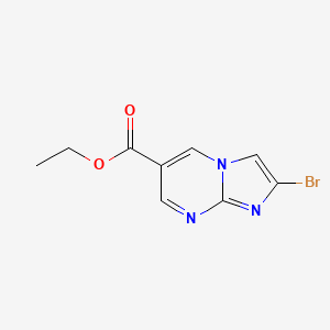 molecular formula C9H8BrN3O2 B15065055 Ethyl 2-bromoimidazo[1,2-a]pyrimidine-6-carboxylate 