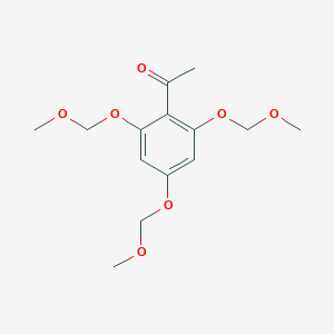 molecular formula C14H20O7 B150651 Ethanone, 1-[2,4,6-tris(methoxymethoxy)phenyl]- CAS No. 36804-11-2