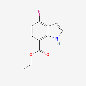 molecular formula C11H10FNO2 B1506530 Ethyl 4-fluoro-1H-indole-7-carboxylate CAS No. 1196048-19-7