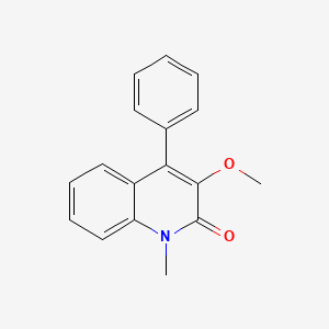 molecular formula C17H15NO2 B15065384 O,N-Dimethylviridicatin CAS No. 40357-47-9