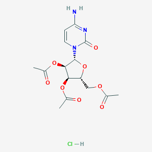 (2R,3R,4R,5R)-2-(Acetoxymethyl)-5-(4-amino-2-oxopyrimidin-1(2H)-yl)tetrahydrofuran-3,4-diyl diacetate hydrochloride
