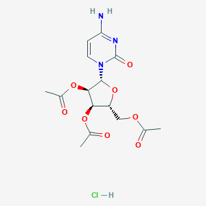 molecular formula C15H20ClN3O8 B150654 2',3',5'-Tri-O-acetylcytidine hydrochloride CAS No. 63639-21-4