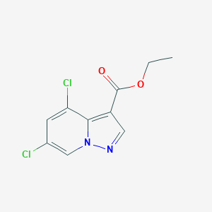 molecular formula C10H8Cl2N2O2 B15065406 Ethyl 4,6-dichloropyrazolo[1,5-A]pyridine-3-carboxylate 