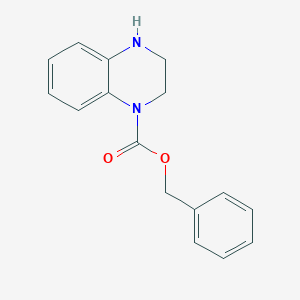 molecular formula C16H16N2O2 B15065550 Benzyl 3,4-dihydroquinoxaline-1(2H)-carboxylate 