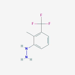 molecular formula C8H9F3N2 B1506588 (2-Methyl-3-(trifluoromethyl)phenyl)hydrazine CAS No. 922511-03-3