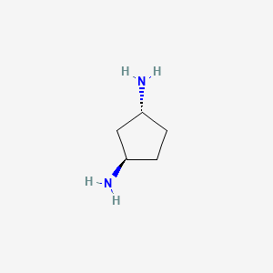 molecular formula C5H12N2 B1506594 trans-Cyclopentane-1,3-diamine CAS No. 573704-66-2