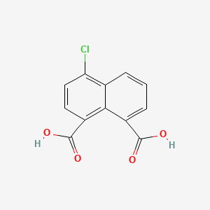 molecular formula C12H7ClO4 B15066268 1,8-Naphthalenedicarboxylic acid, 4-chloro- CAS No. 13577-46-3