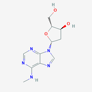 molecular formula C11H15N5O3 B150664 N6-Methyl-2'-deoxyadenosine CAS No. 2002-35-9