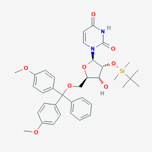 molecular formula C36H44N2O8Si B150666 5'-O-DMT-2'-TBDMS-Uridine CAS No. 81246-80-2