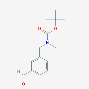 molecular formula C14H19NO3 B15066605 tert-Butyl 3-formylbenzyl(methyl)carbamate 