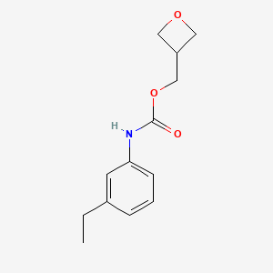 molecular formula C13H17NO3 B15066867 Oxetan-3-ylmethyl (3-ethylphenyl)carbamate 