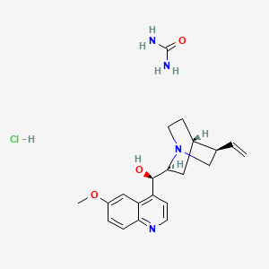 molecular formula C21H29ClN4O3 B1506698 Quinine urea hydrochloride CAS No. 549-52-0