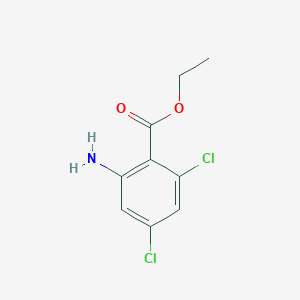 molecular formula C9H9Cl2NO2 B15067073 Ethyl 2-amino-4,6-dichlorobenzoate CAS No. 1108668-22-9
