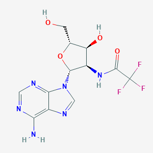 molecular formula C12H13F3N6O4 B150671 2'-TFA-NH-dA CAS No. 182626-53-5