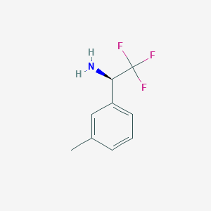 molecular formula C9H10F3N B1506750 (1R)-2,2,2-Trifluoro-1-(3-methylphenyl)ethylamine 
