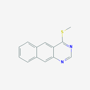 molecular formula C13H10N2S B15067672 4-(Methylthio)benzo[g]quinazoline CAS No. 62574-40-7
