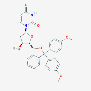 molecular formula C30H30N2O7 B150677 5'-O-(4,4'-Dimethoxytrityl)-2'-deoxyuridine CAS No. 23669-79-6