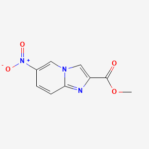 molecular formula C9H7N3O4 B15067729 Methyl 6-nitroimidazo[1,2-a]pyridine-2-carboxylate 