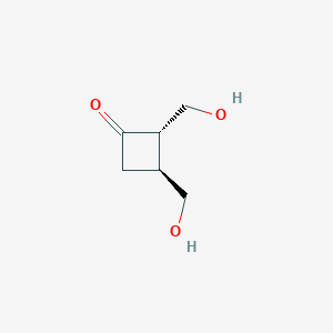 molecular formula C6H10O3 B1506804 (2S,3S)-2,3-Bis(hydroxymethyl)cyclobutanone CAS No. 132203-79-3