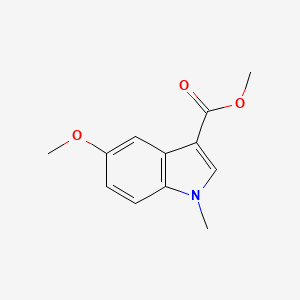 molecular formula C12H13NO3 B15068098 methyl 5-methoxy-1-methyl-1H-indole-3-carboxylate 